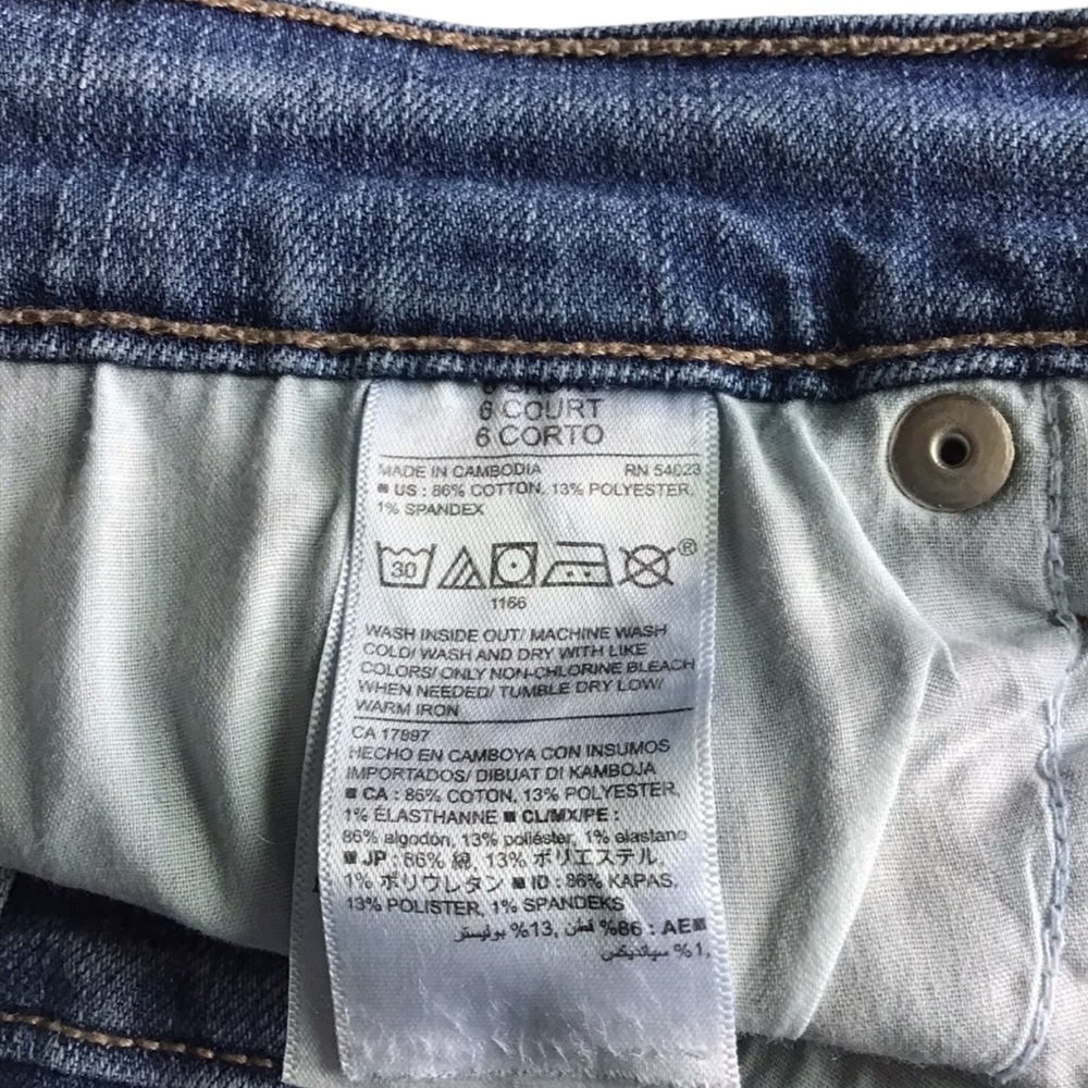 Old‎ Navy Womens Original Mid Rise Jeans Straight Leg Size 8 Short - Picture 6 of 8